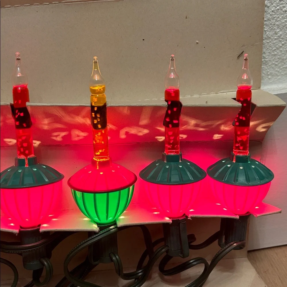 Vintage 1990's Noma 7 Bubble Lights
